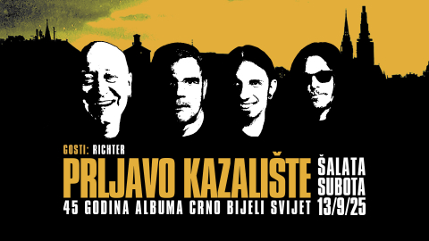 45 godina Crno bijelog svijeta: Veliki koncertni tulum Prljavog kazališta u srcu grada na stadionu Šalata